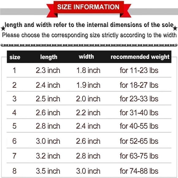 QUMY Waterproof Dog Shoes for Large Dogs Size 8 Anti-Slip Boots - Picture 3 of 11